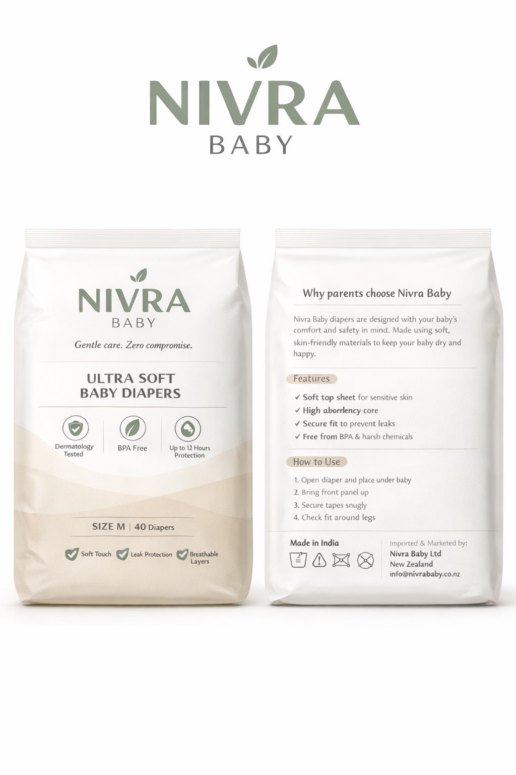 Nivra Baby Ultra Soft Nappies
