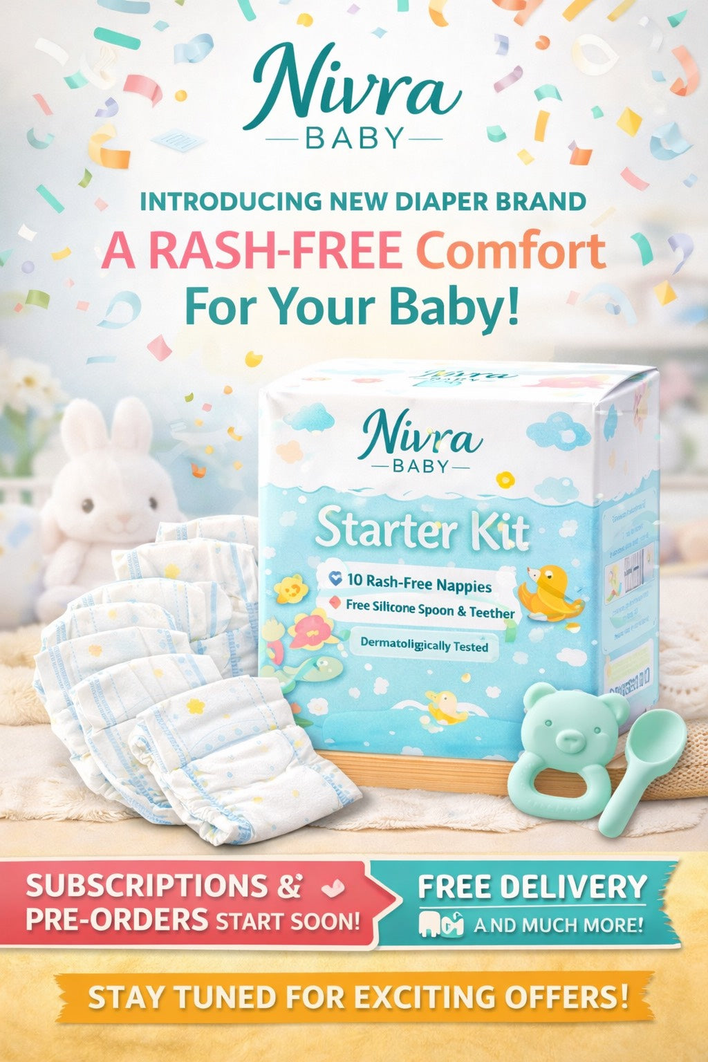 Nivra Baby Ultra Soft Nappies